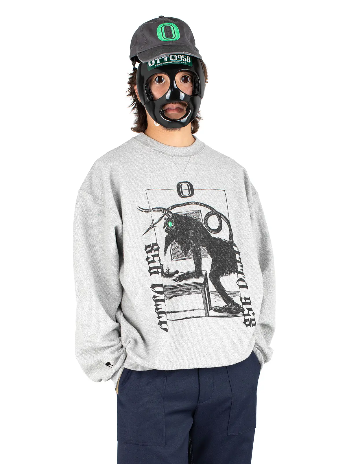 OTTO958 Cat on the Sleeve Crewneck