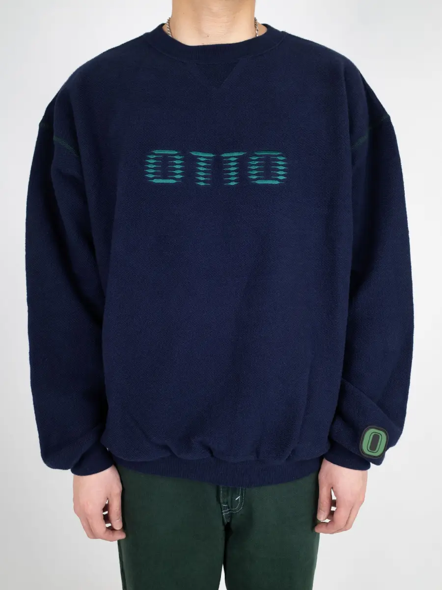 ELECTR-O CREWNECK - NAVY