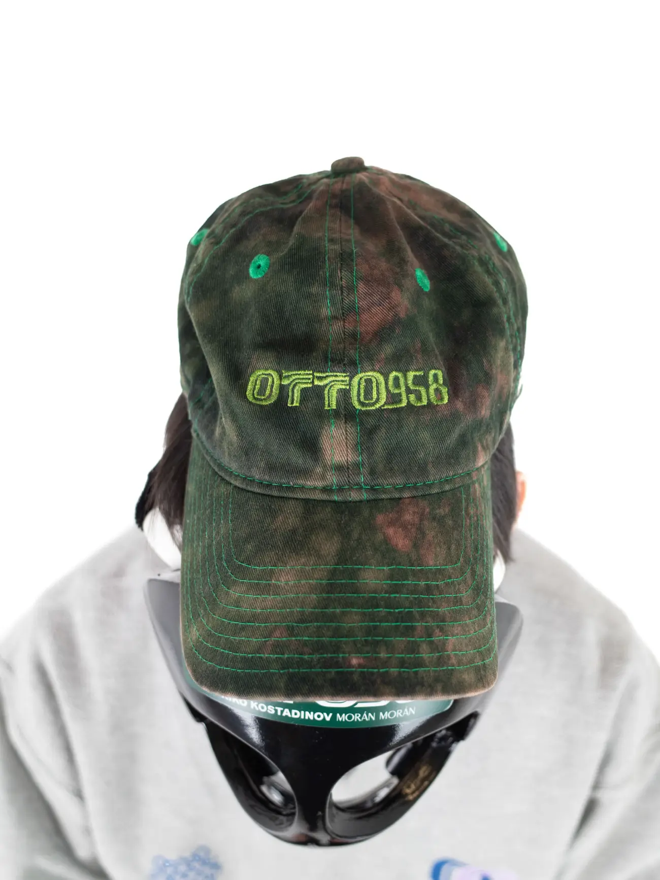 OTTO958 OTTO 958 Logo Hat - Achromatized Green