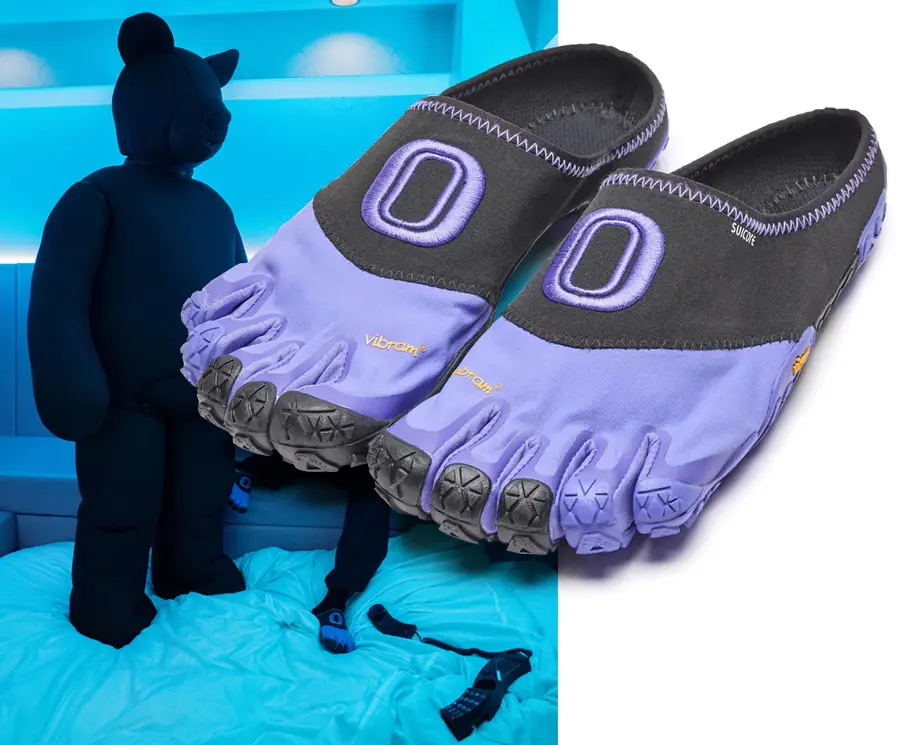 Vibram FiveFingers by SUICOKE + OTTO 958 (Very Peri + Caviar)