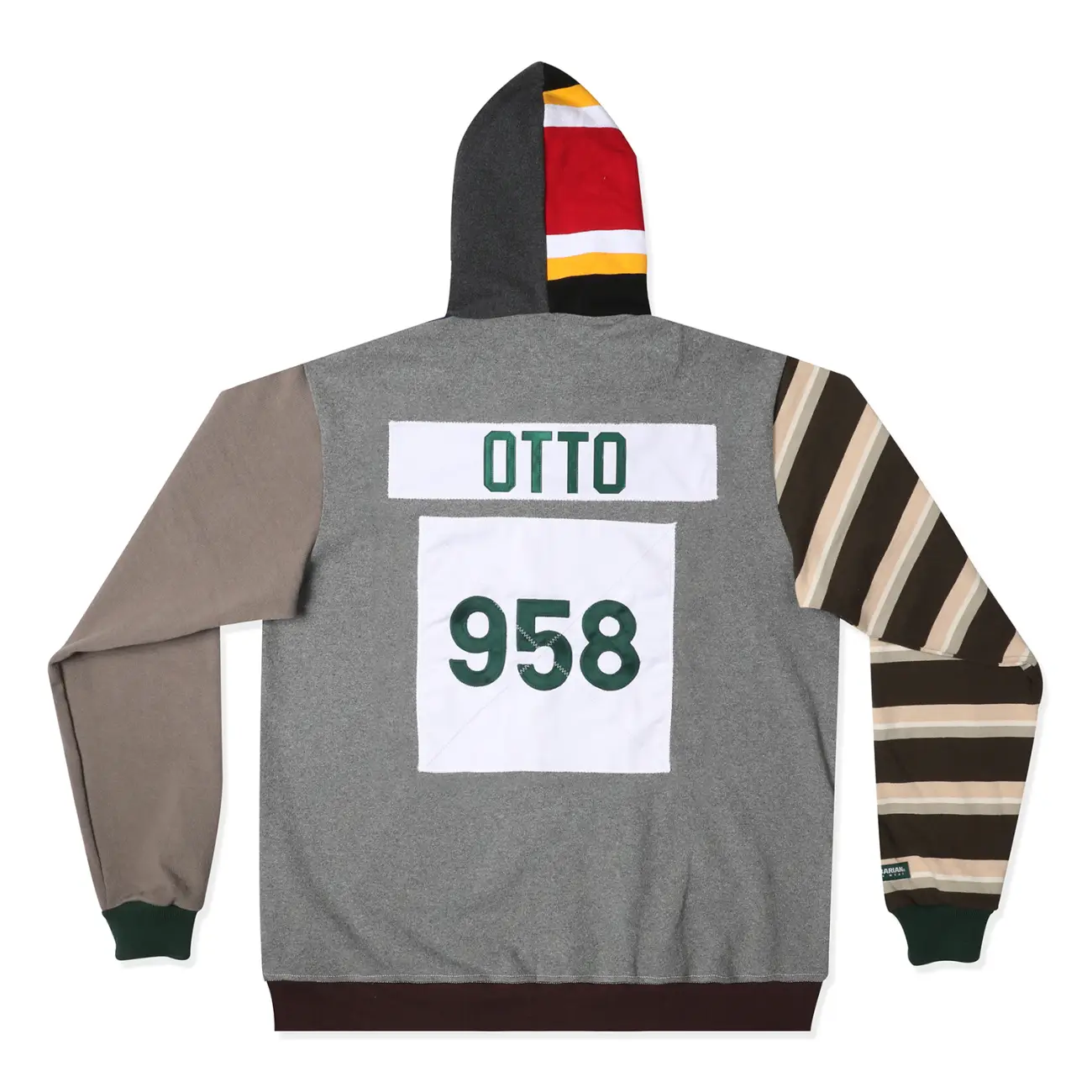 OTTO958 UNIQUE RUGBY HOODIE - LARGE