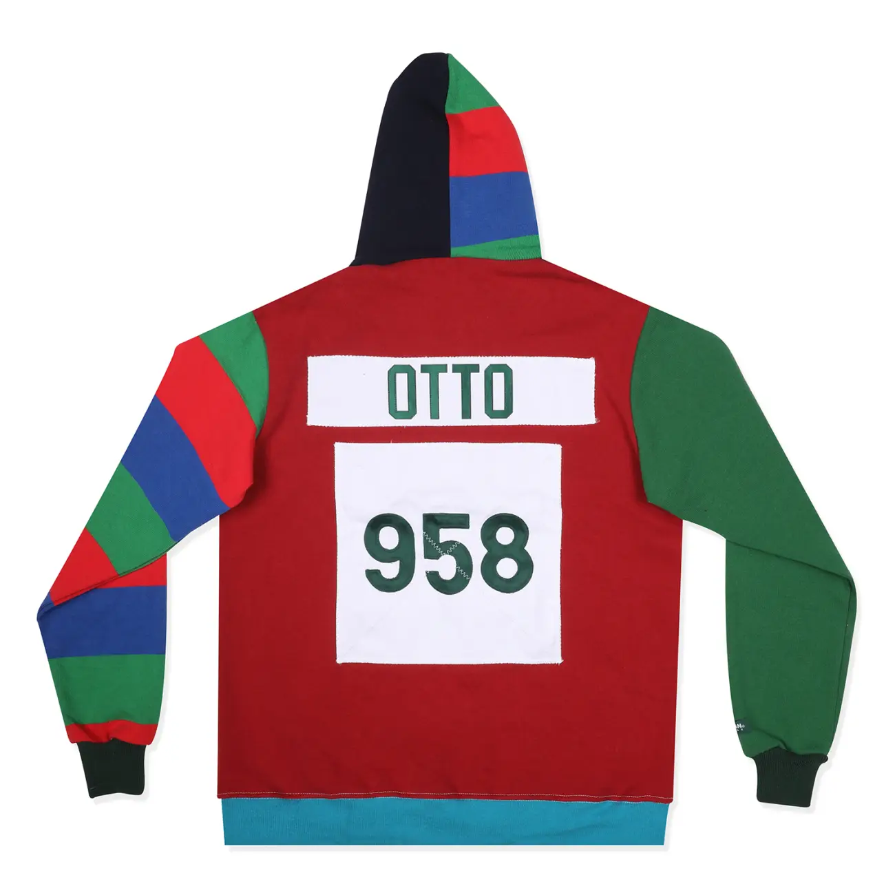 OTTO958 UNIQUE RUGBY HOODIE - SMALL