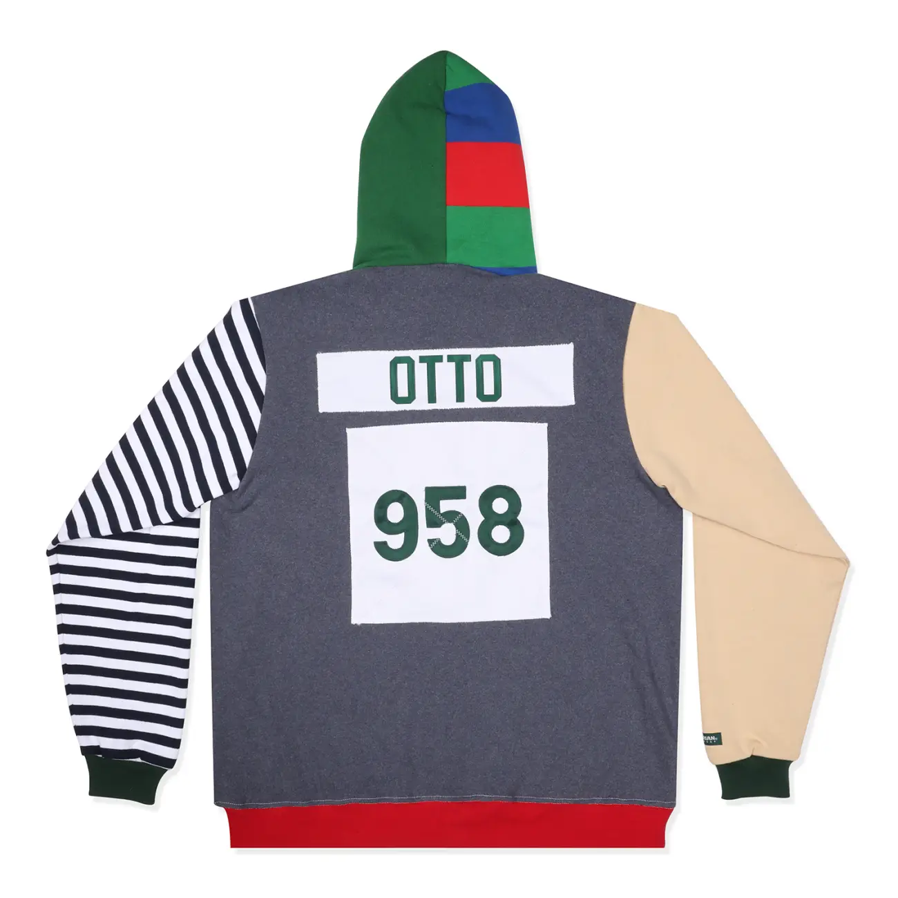OTTO958 UNIQUE RUGBY HOODIE - XLARGE